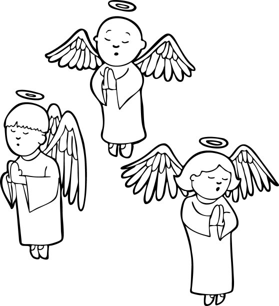 祈祷天使图片下载