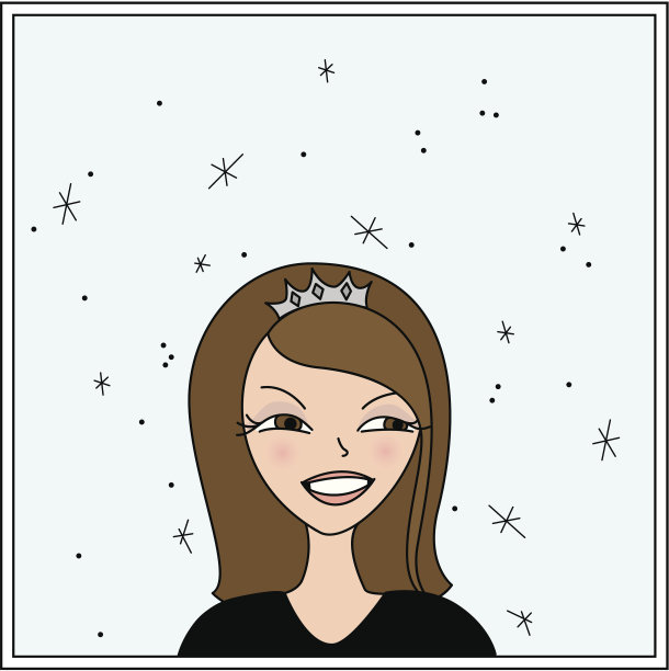 微微发亮的方女士图片下载