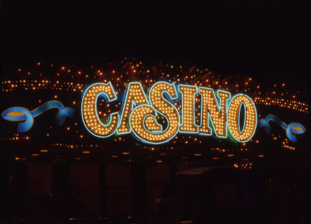 赌场的迹象。图片下载