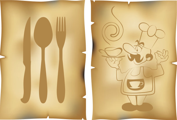 咖啡馆菜单图片下载