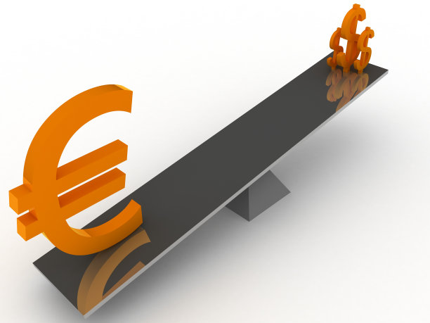 欧元与美元的平衡图片下载