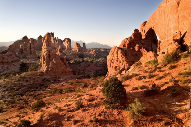 拱门国家公园的早晨图片下载