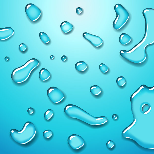 透明的水滴图片下载