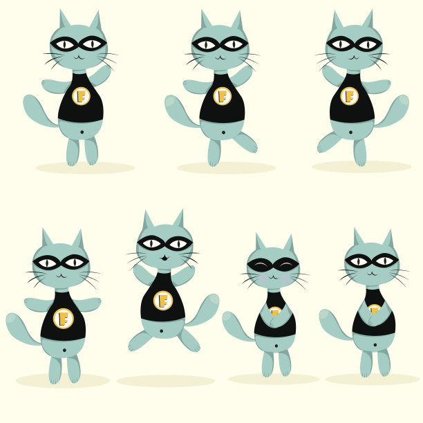 超级英雄的猫图片下载