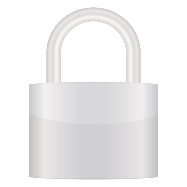 纯银挂锁，上锁图片下载