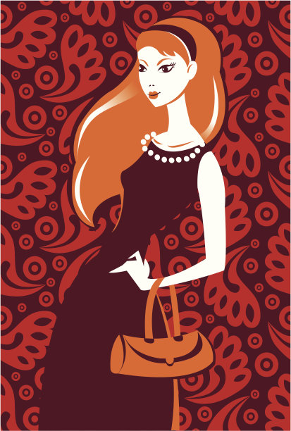 时尚的女孩图片下载