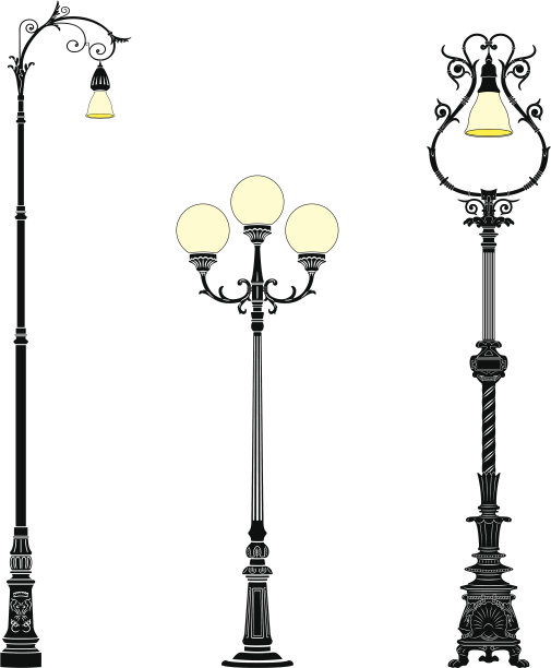 地面路灯图片下载