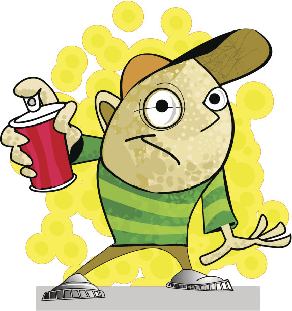 涂鸦男孩图片下载