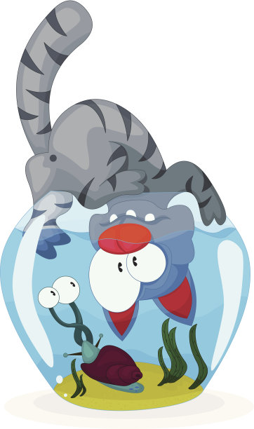 猫和蜗牛图片下载