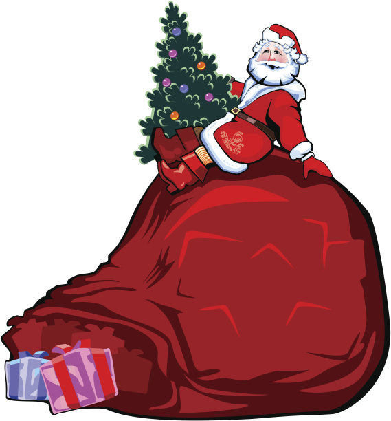 装礼物的大袋子图片下载