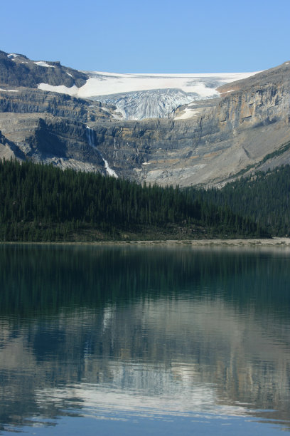 弓湖与冰川图片下载