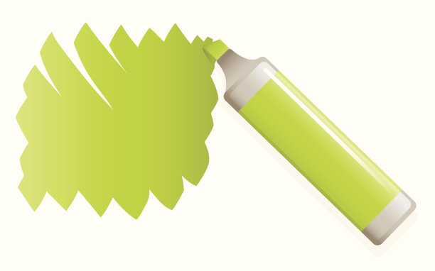 绿色荧光笔图片下载