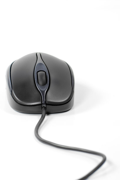 黑色电脑光学鼠标图片下载
