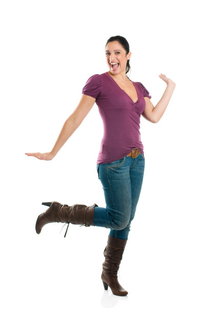 快乐的年轻女子图片下载