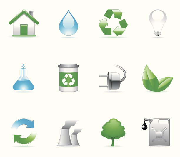 环保图标。图片下载