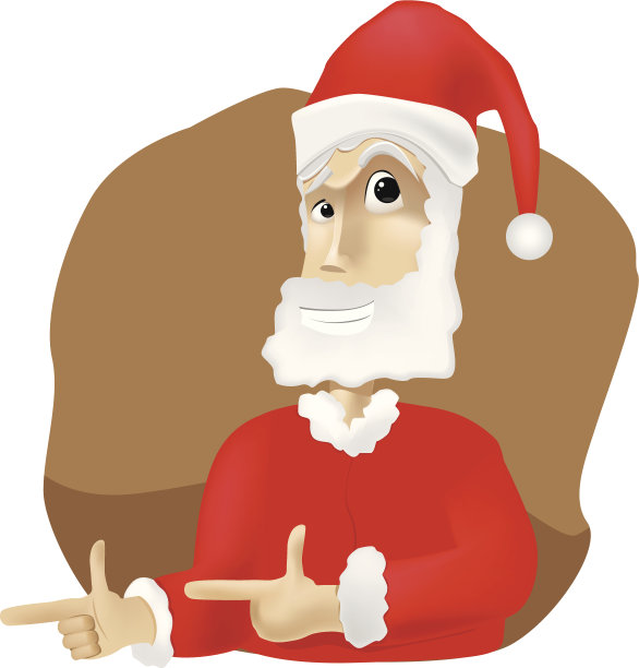 快乐的圣诞老人图片下载
