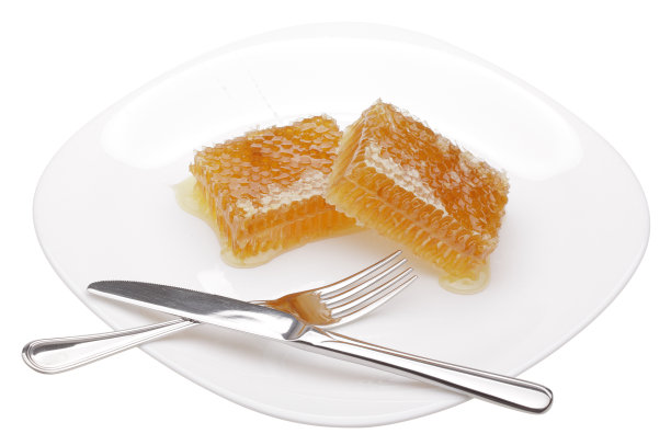 白色板上的蜂窝图片下载