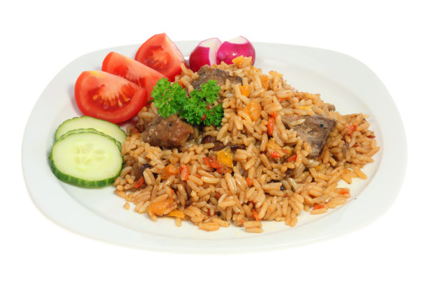 盘肉饭。图片下载