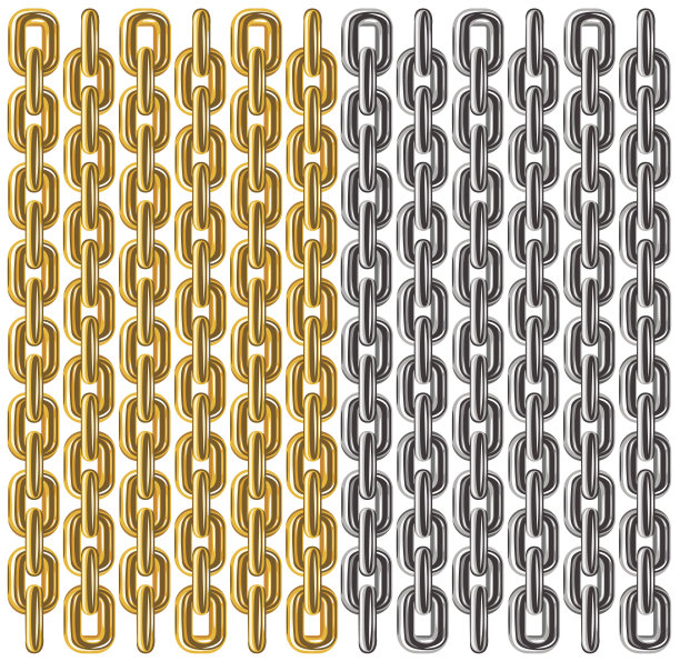 背景有金银链线图片下载