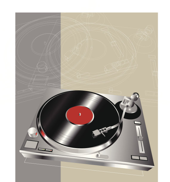 高细节复古转盘图片下载