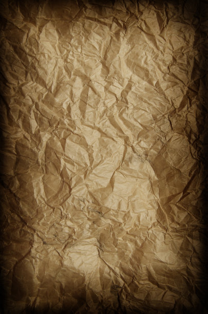 皱巴巴的蹩脚牛皮纸图片下载