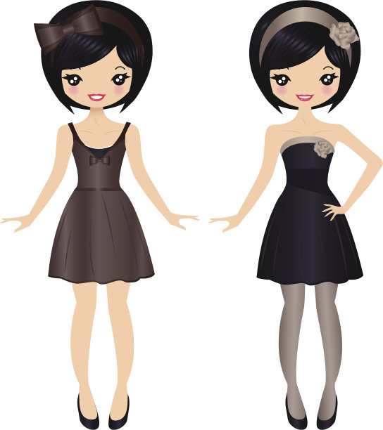 时尚的女孩图片下载