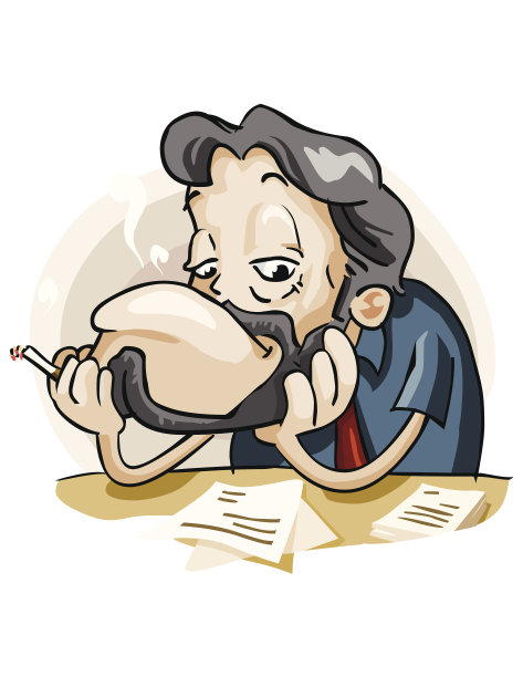 晚上懒于工作图片下载