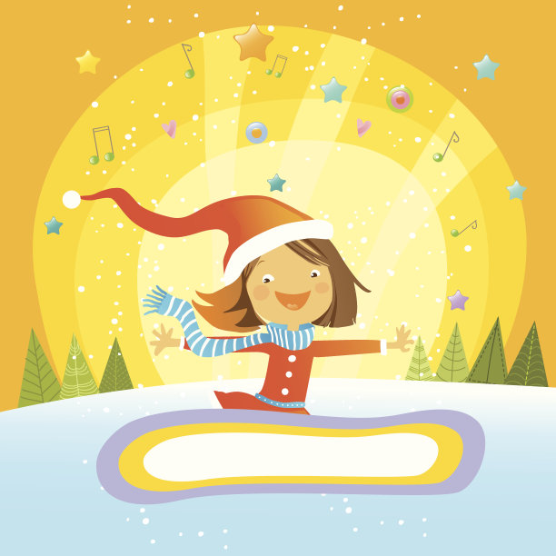 圣诞节的女孩图片下载