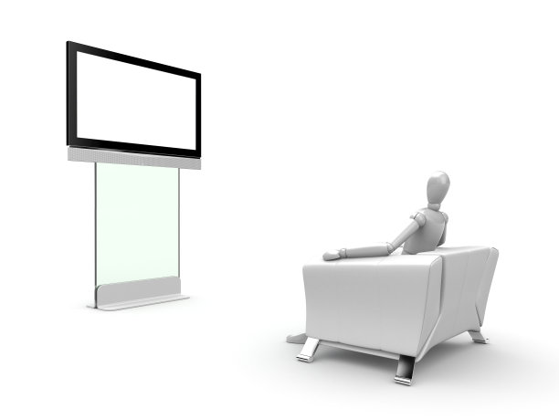 人看电视-概念形象图片下载