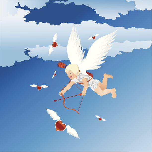 情人节丘比特。图片下载