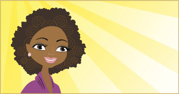 非洲女孩的肖像图片下载