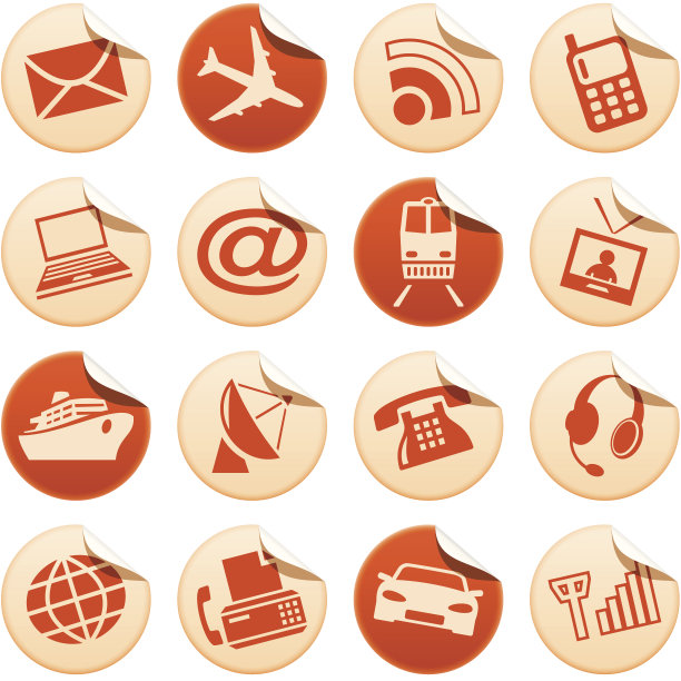 电信运输贴纸图片下载