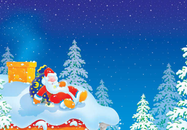 圣诞老人有点醉了图片下载