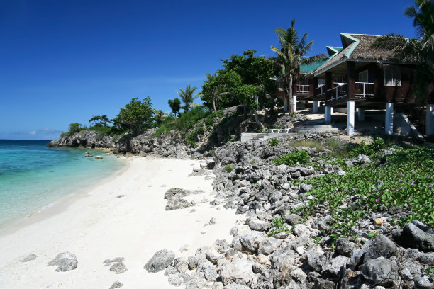 菲律宾马拉帕斯夸岛海滩度假胜地图片下载