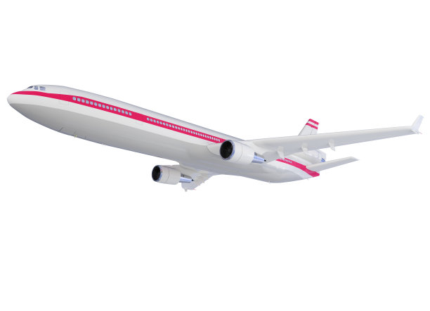 飞机孤立的观点图片下载