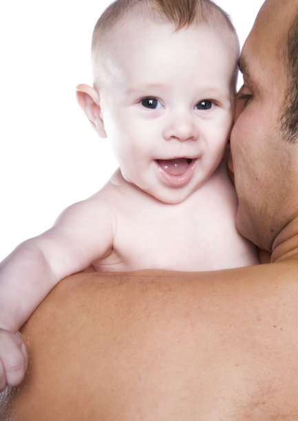 男人和婴儿图片下载