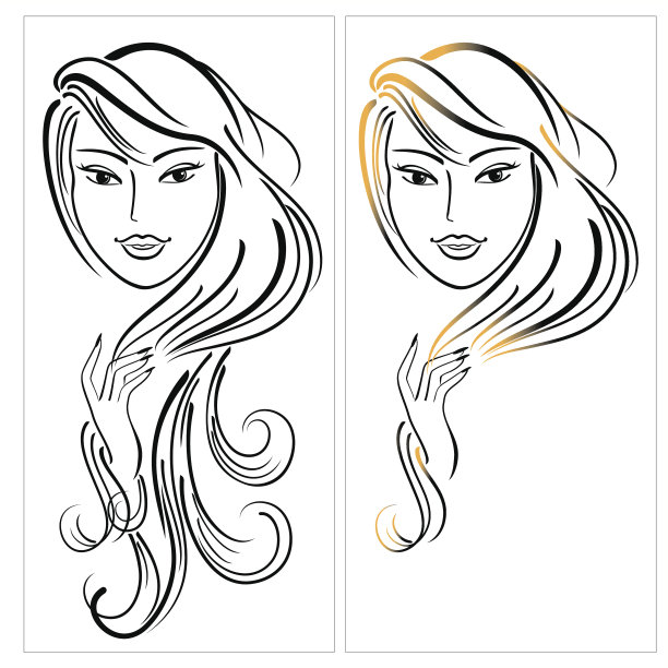 女人的头素材图片