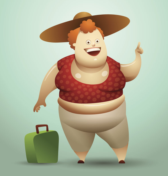 有趣的女人旅游图片下载