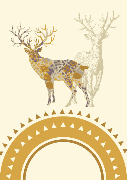 鹿-森林的灵魂素材图片