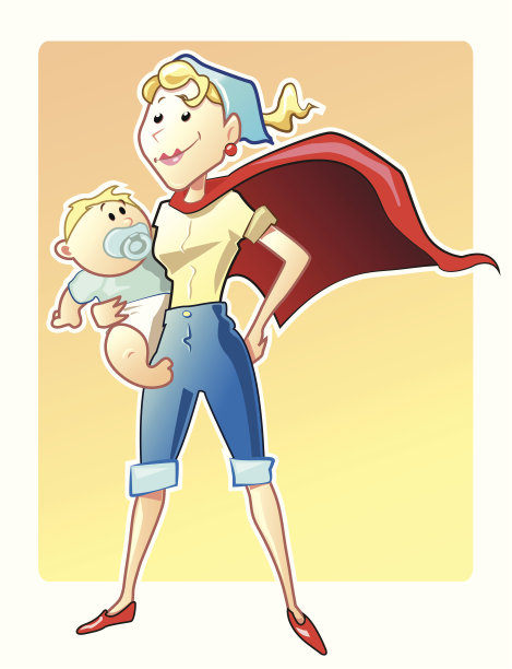 感恩母亲节插画素材ID：110196208