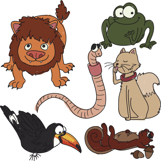 卡通动物图片下载