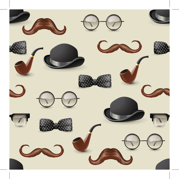 复古的无缝装饰图片下载