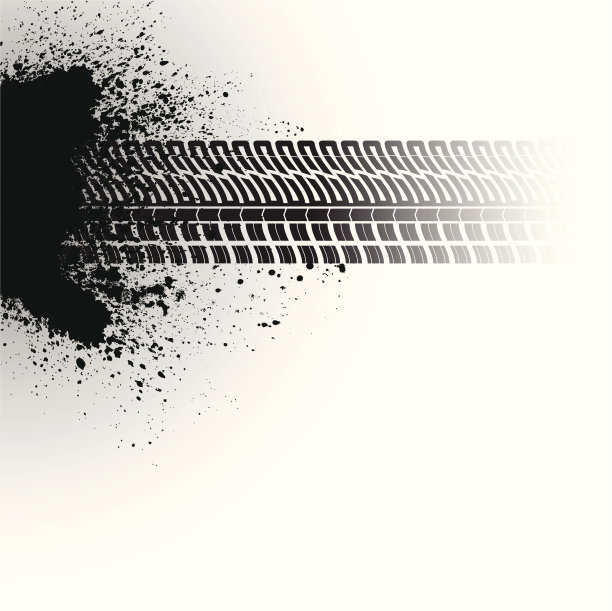 轮胎跟踪横幅图片下载