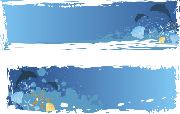 蓝色垃圾摇滚海旗图片下载