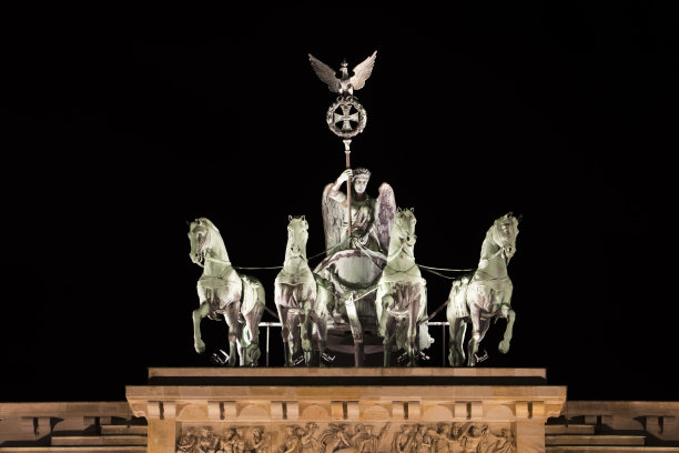 胜利女神，NIKE，勃兰登堡门，柏林图片下载