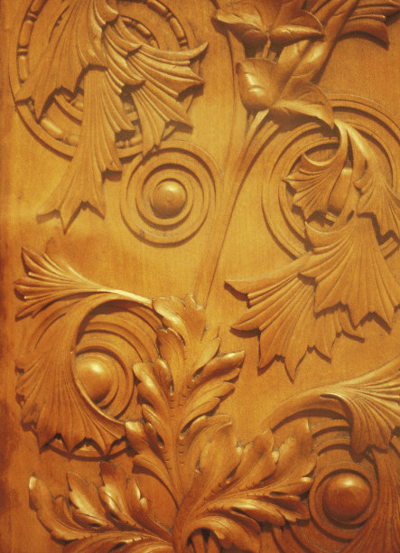 雕刻格雷斯枫木。图片下载