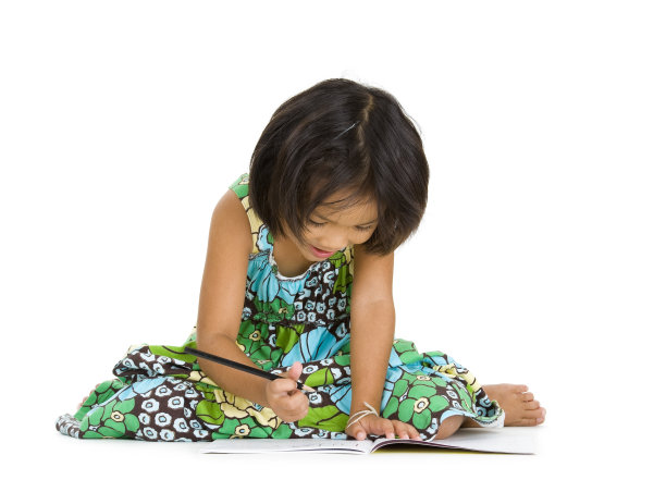 小女孩写的图片下载