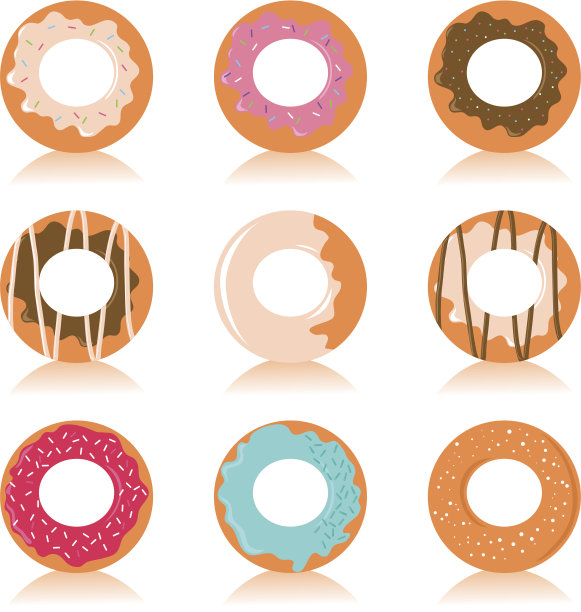 甜甜圈图片下载