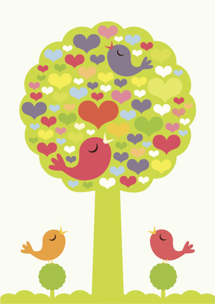 情人节的鸟图片下载