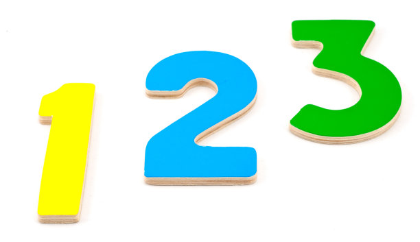 木质数字1 2 3图片下载